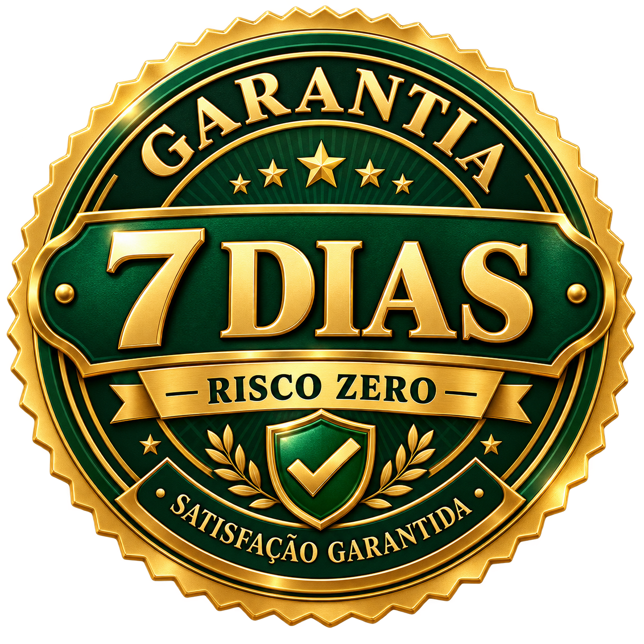 Selo de 7 dias de garantia incondicional